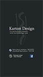 Mobile Screenshot of kartondesign.com